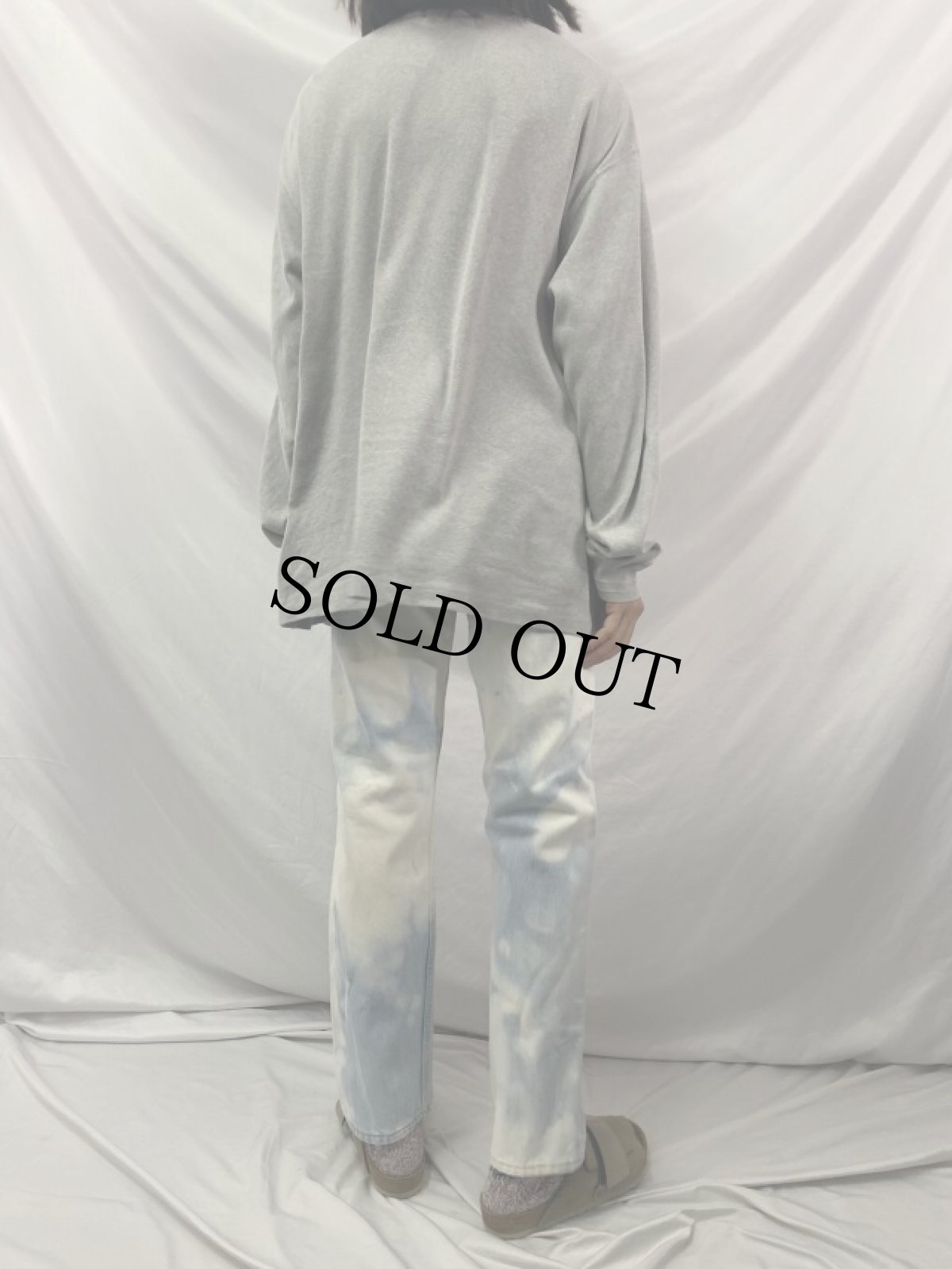 画像4: 90's Levi's 501 USA製 "Cloudy Dye" ブリーチデニムパンツ W29 (4)