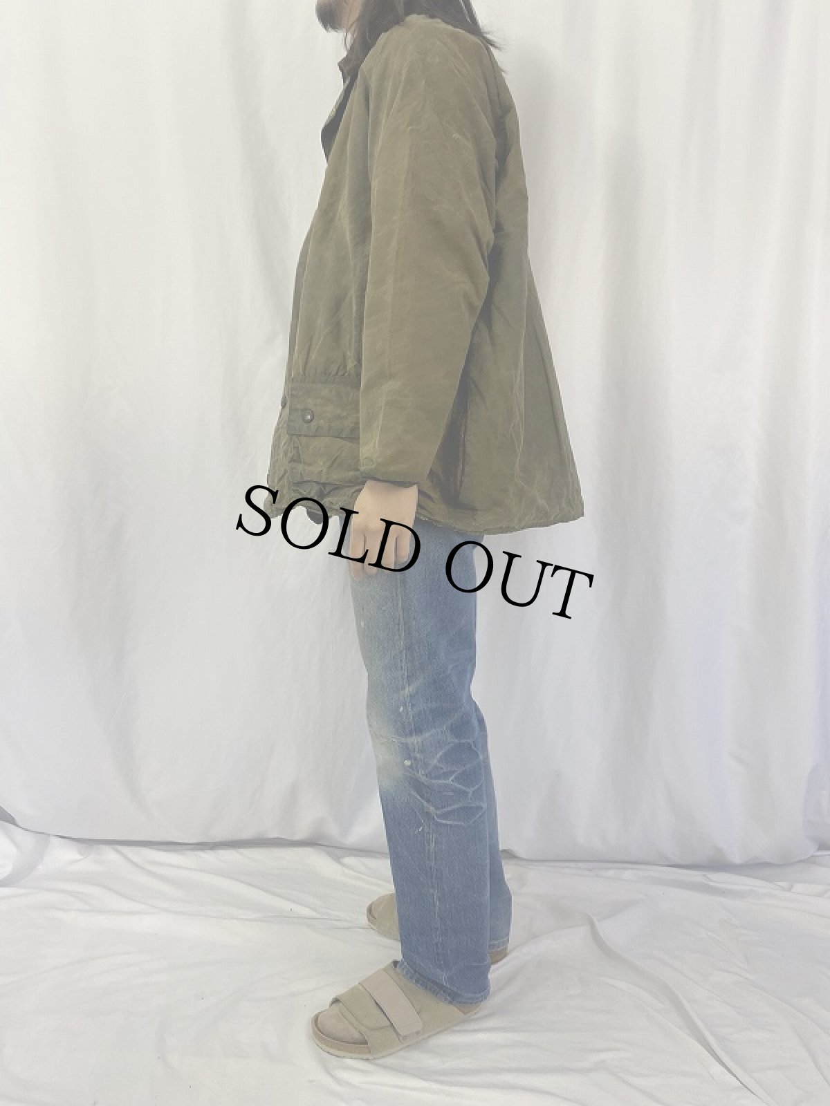 画像3: 90's Barbour ENGLAND製 "BEAUFORT" オイルドジャケット 3ワラント (3)