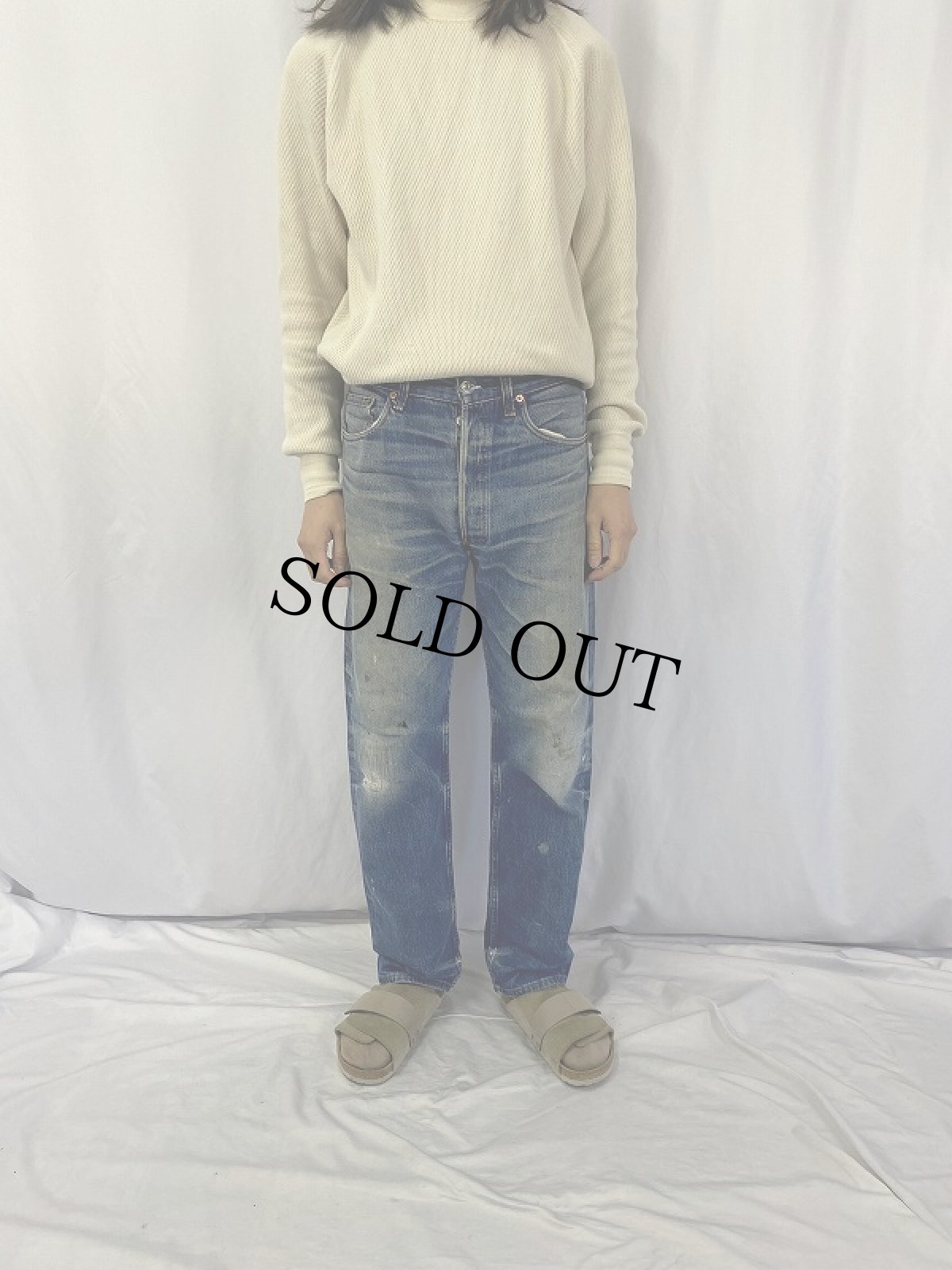 画像3: 80's Levi's 501 USA製 デニムパンツ W33 (3)