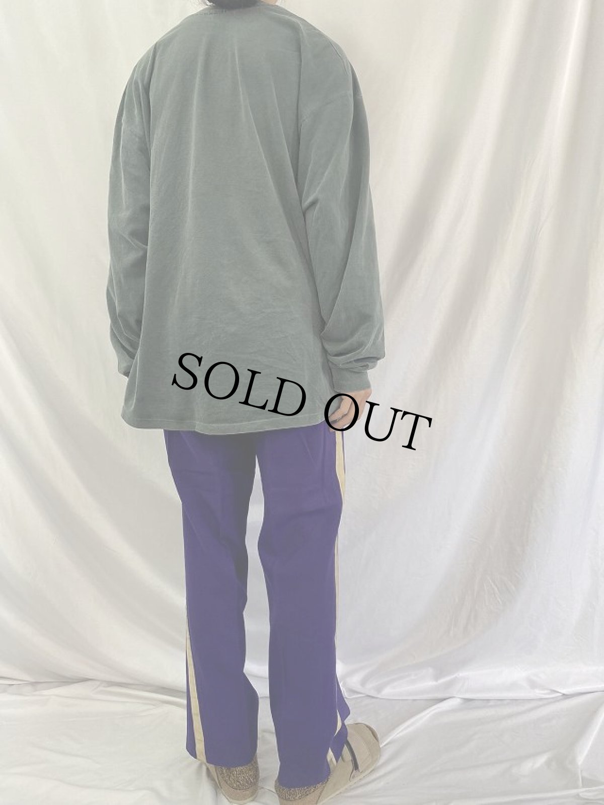 画像4: 50's UNIFORMS BY Ostwald サイドライン ウールスラックス W32 (4)