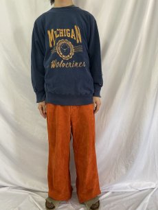 画像2: 80's Champion REVERSE WEAVE USA製 トリコタグ "MICHIGAN" XL (2)