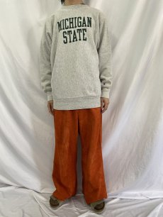 画像2: 80's Champion REVERSE WEAVE USA製 トリコタグ "MICHIGAN STATE" XXL (2)