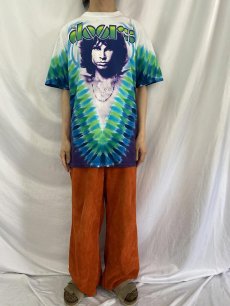 画像2: 2002 LIQUID BLUE "The Doors" タイダイ ロックバンドTシャツ XL (2)