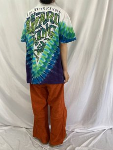 画像4: 2002 LIQUID BLUE "The Doors" タイダイ ロックバンドTシャツ XL (4)