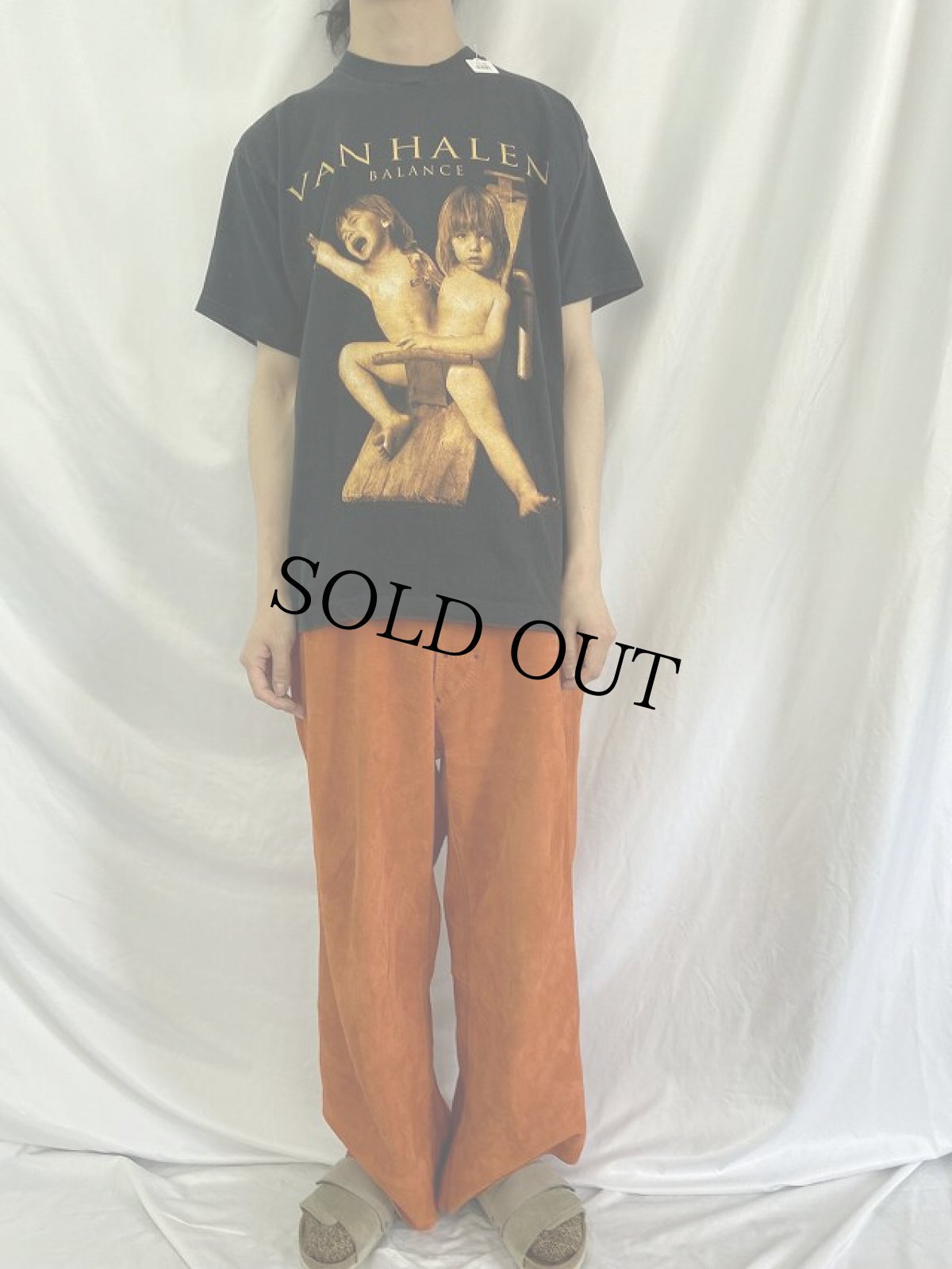 画像2: 90's VAN HALEN "BALANCE" ロックバンドTシャツ L (2)