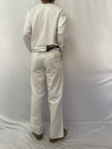 画像4: Calvin Klein USA製 ツータックコットンパンツ W34 (4)