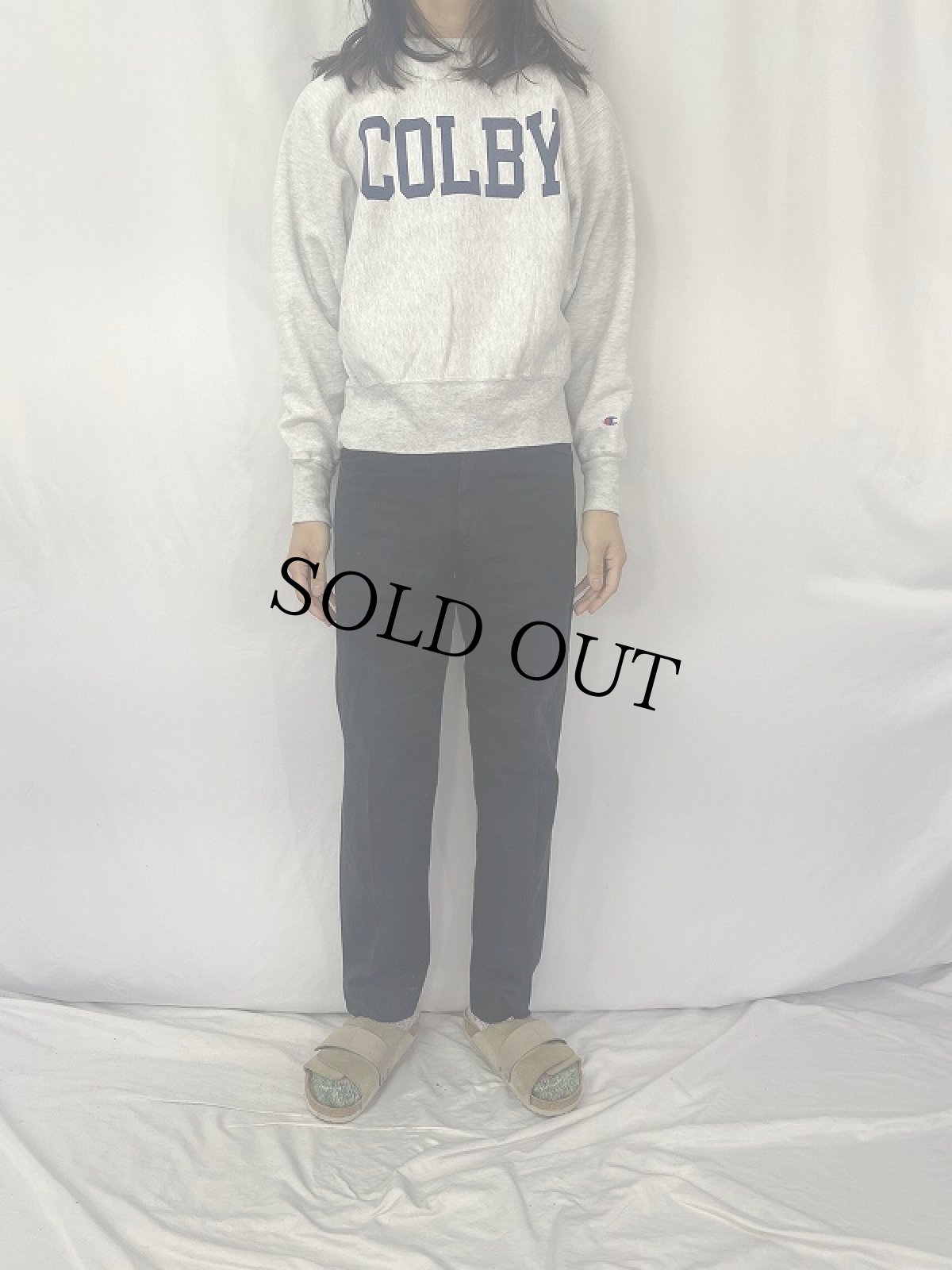 画像2: Champion REVERSE WEAVE "COLBY" プリントスウェット M (2)