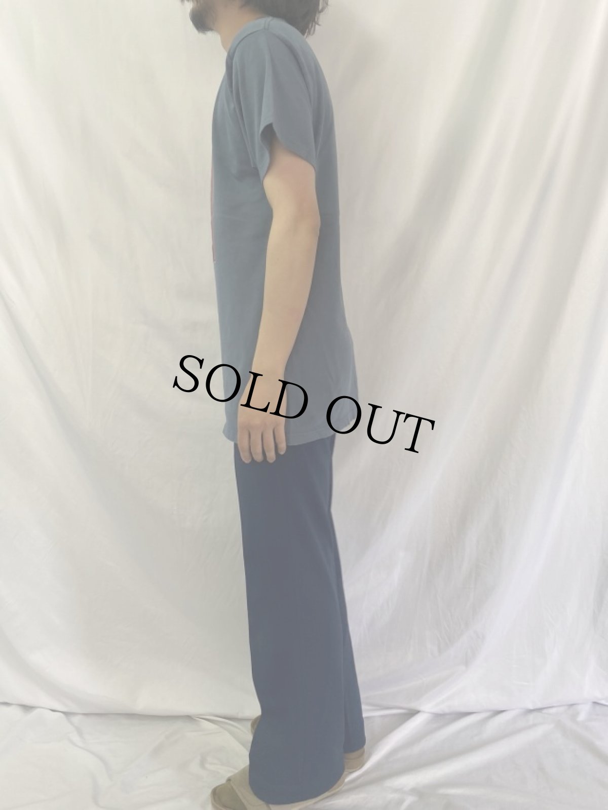 画像3: 90's Joni Mitchell USA製 "TURBULENT INDIGO" アートプリントTシャツ M (3)