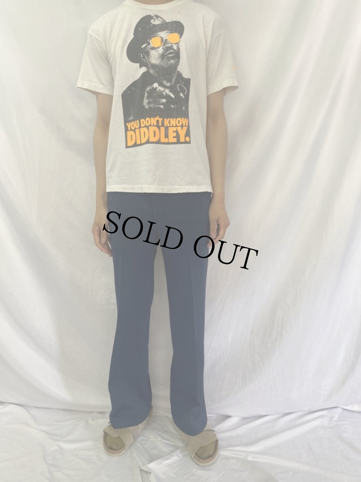 画像2: 90's NIKE USA製 "YOU DON'T KNOW DIDDLEY" ミュージシャンプリントTシャツ M (2)