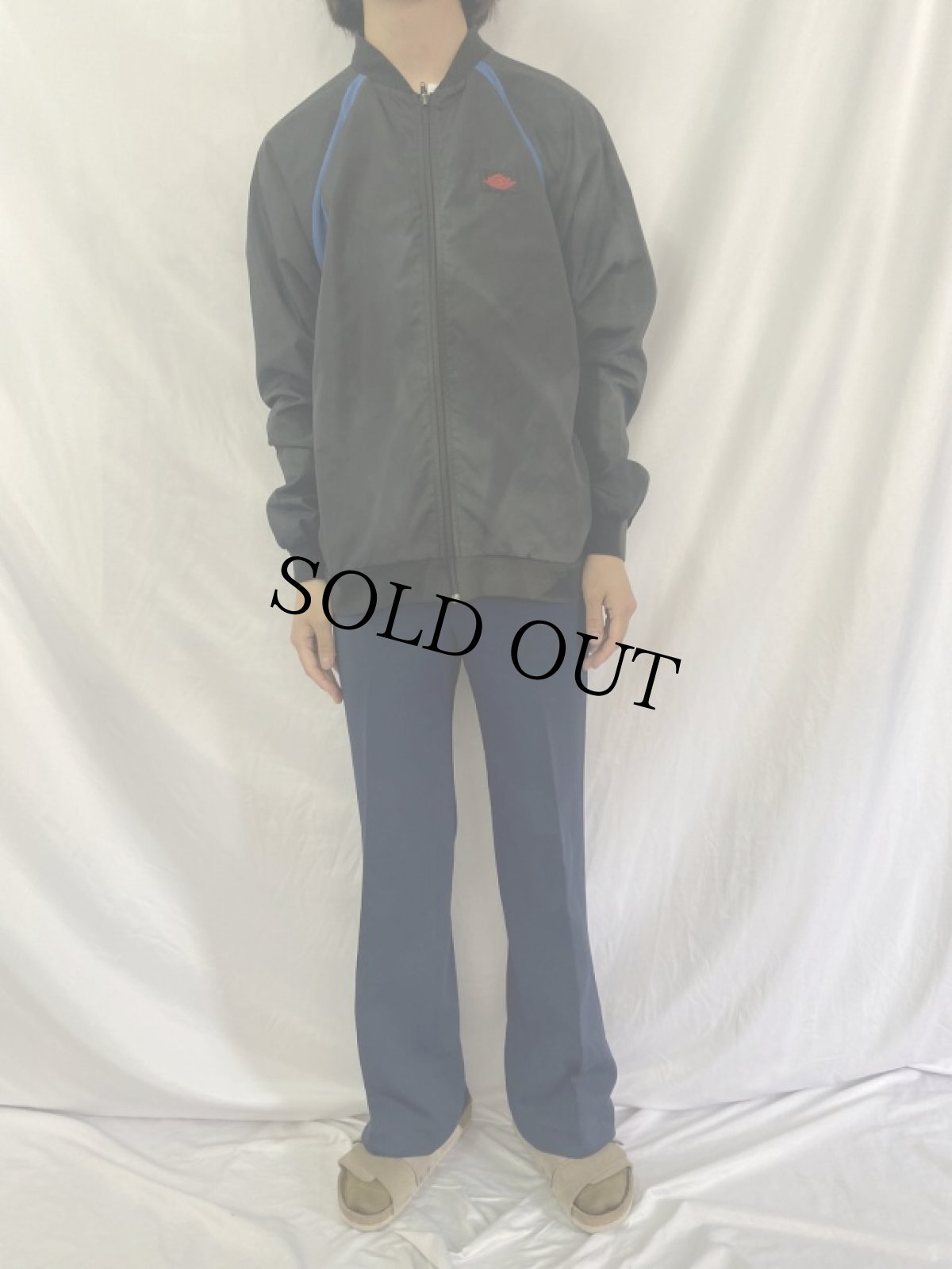 画像2: 80's NIKE 紺タグ "AIRJORDAN" ナイロンジャケット XL (2)