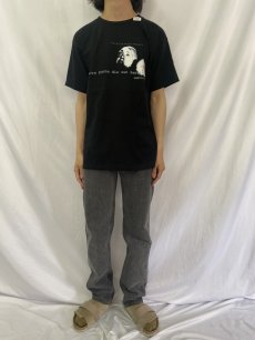 画像2: 90's Levi's 501 USA製 ギャラクティックウォッシュ ブラックデニムパンツ W32 (2)