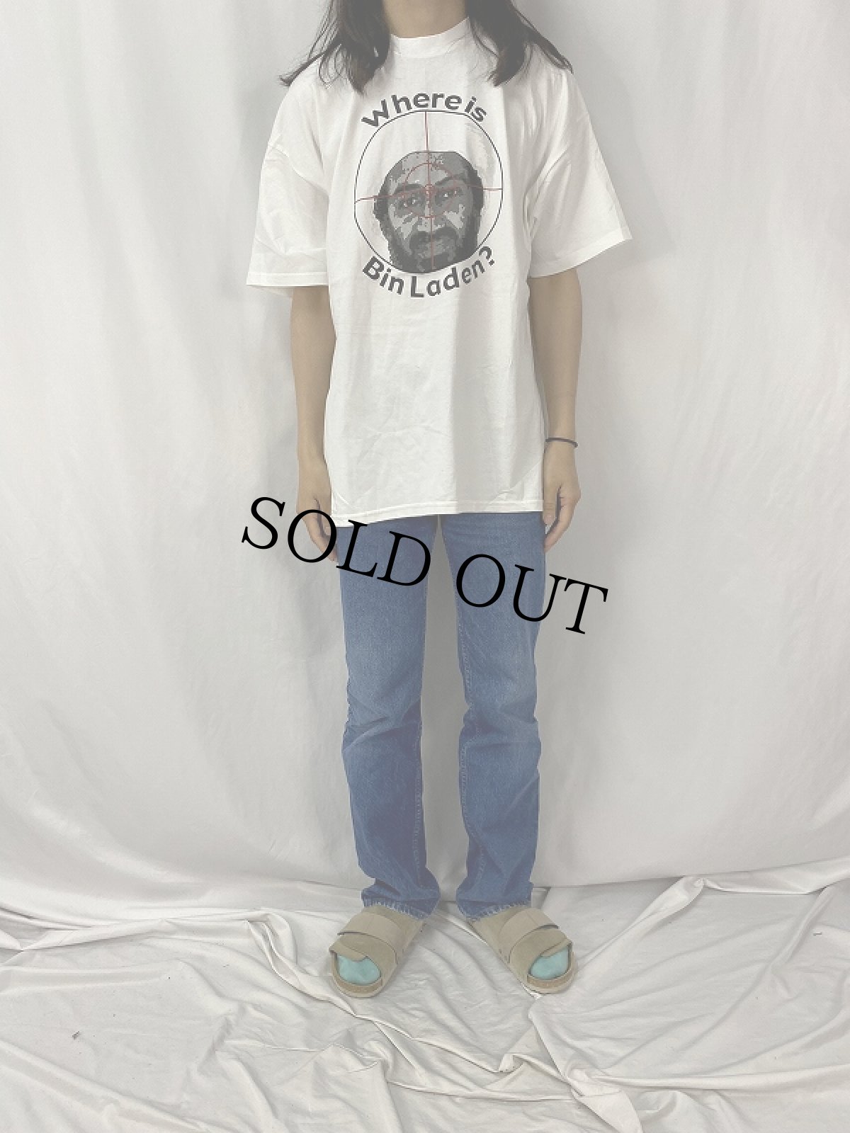 画像2: ウサーマ・ビン・ラーディン プリントTシャツ DEADSTOCK XL (2)