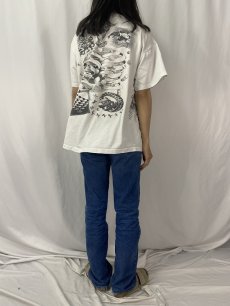 画像5: 90's M.C. Escher USA製 マルチプリントTシャツ XXL (5)