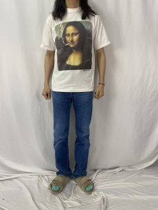 画像2: 90's USA製 STONER LISA パロディプリントTシャツ L (2)