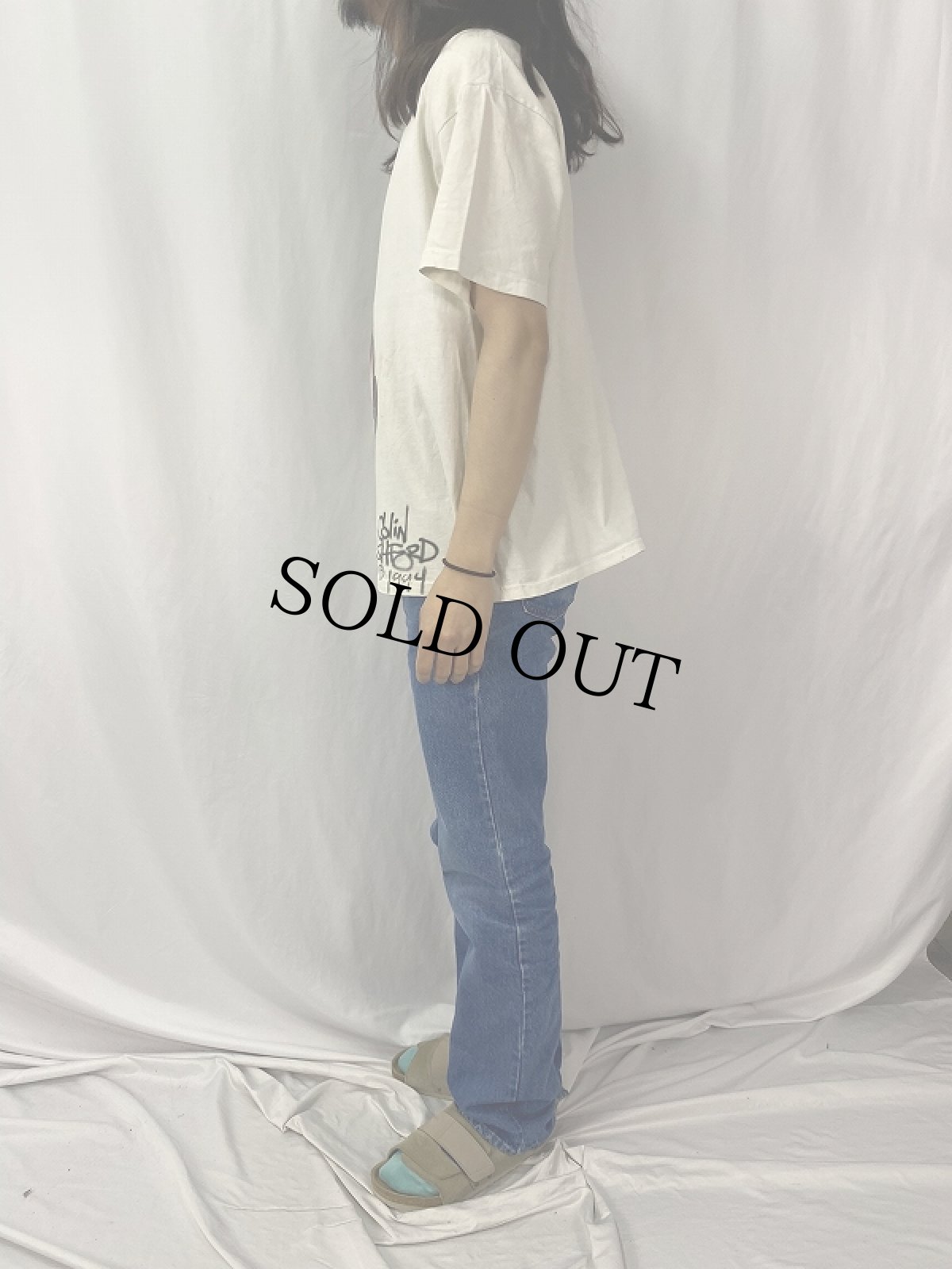 画像3: 90's Colin Ashford USA製 ハンドペイント グラフィティアートTシャツ XL (3)