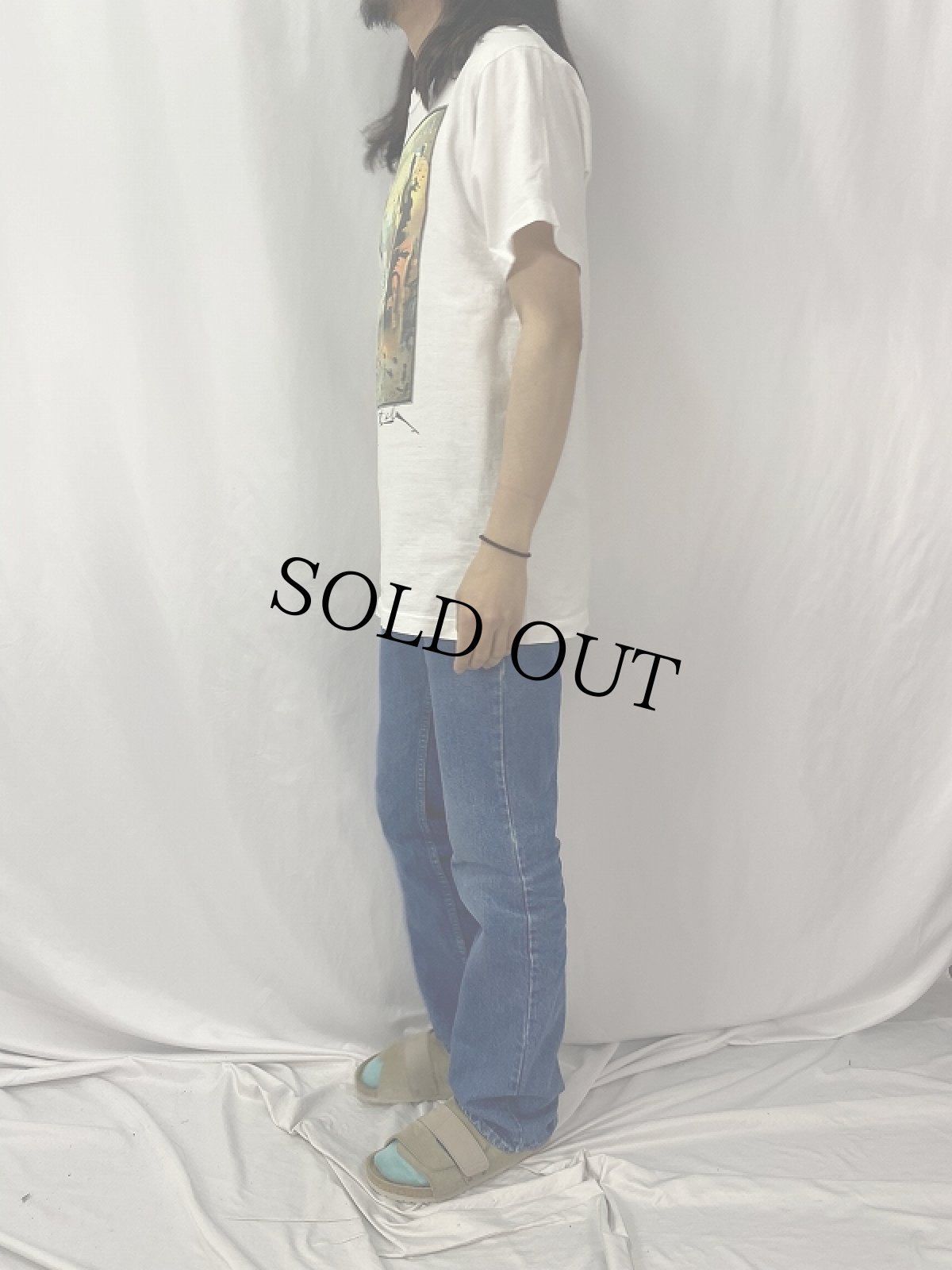 画像3: 90's SALVADOR DALI USA製 "幻覚剤的闘牛士" アートプリントTシャツ L (3)