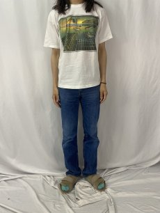 画像2: 2000's SALVIDOR DALI "記憶の固執の崩壊" アートプリントTシャツ M (2)