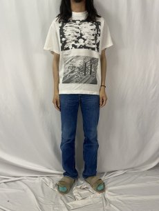 画像3: 90's M.C. Escher USA製 マルチプリントTシャツ L (3)