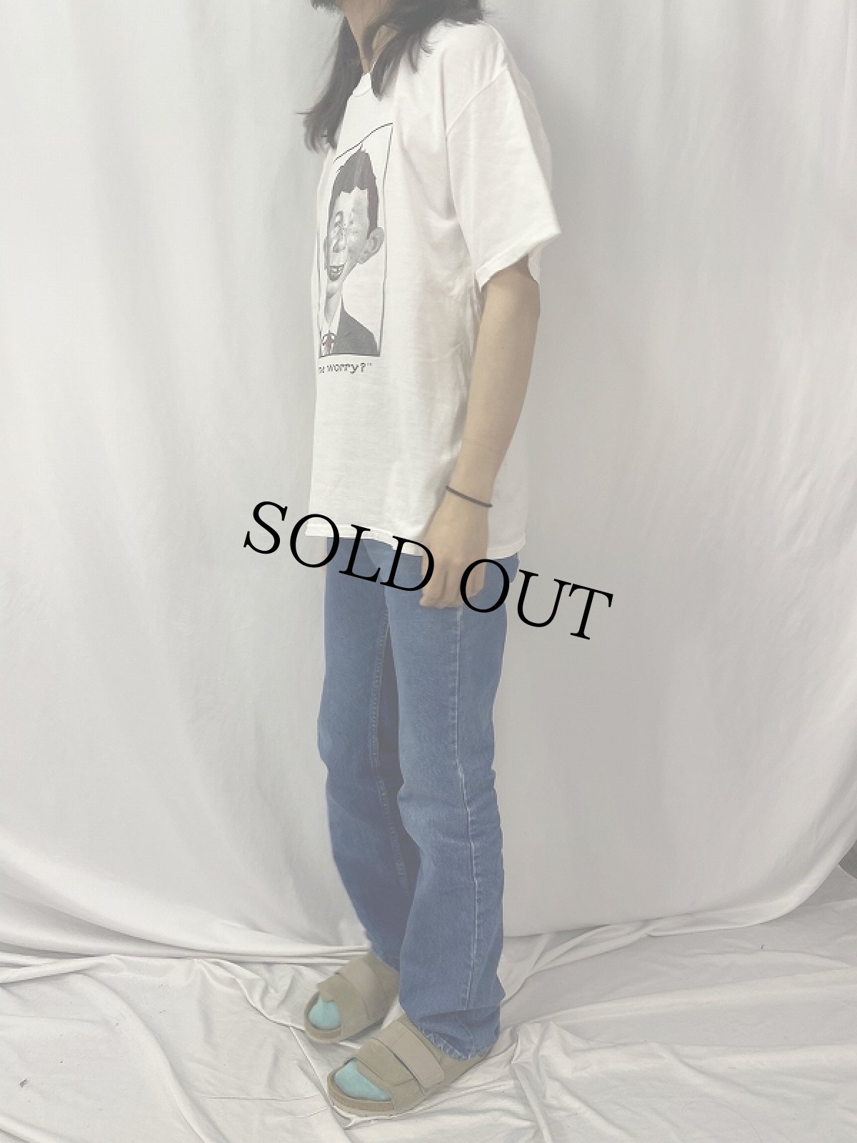 画像3: MAD "ALFRED E.NEUMAN" キャラクタープリントTシャツ (3)