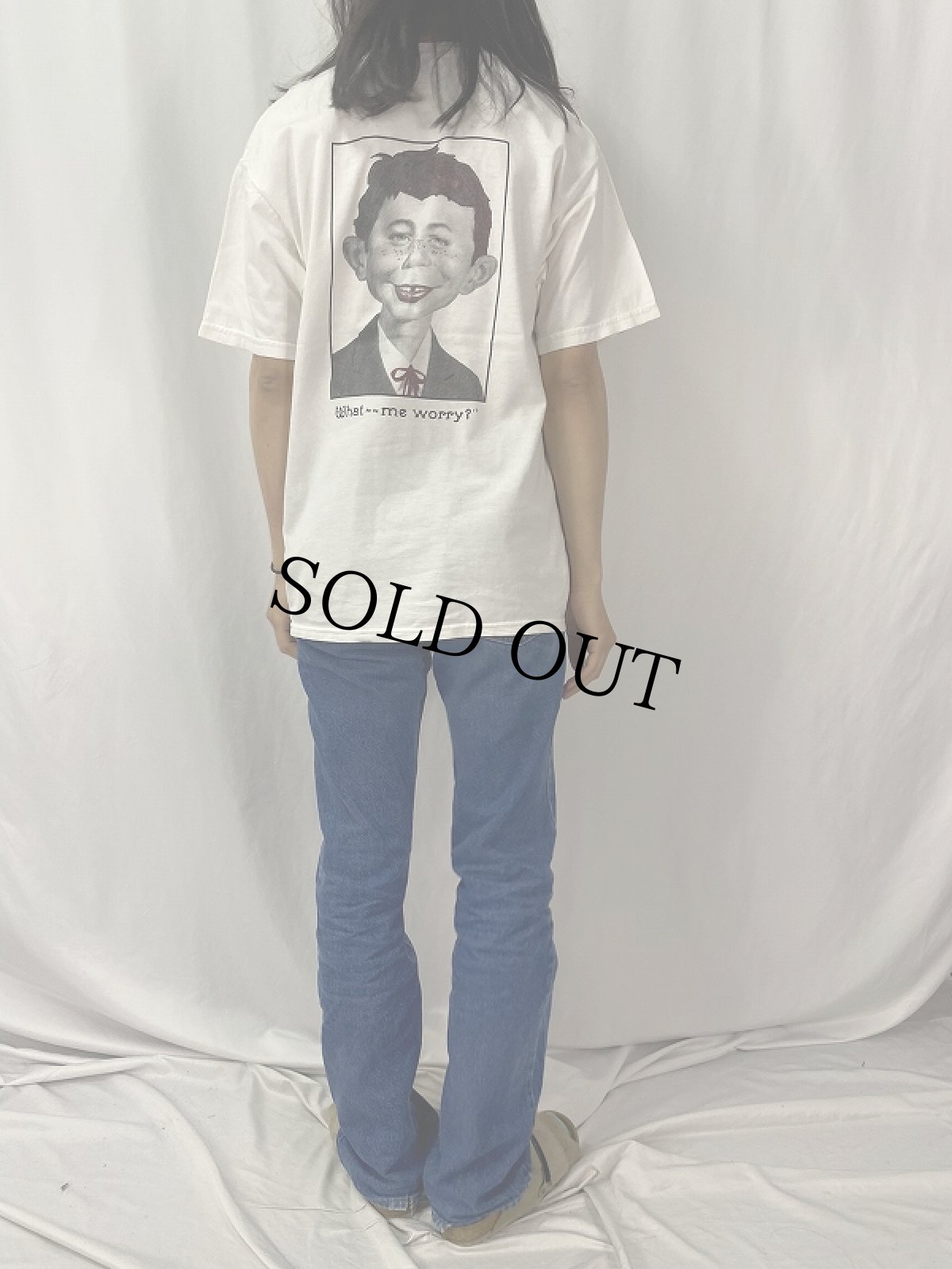 画像4: MAD "ALFRED E.NEUMAN" キャラクタープリントTシャツ (4)