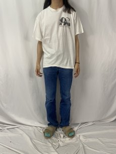 画像2: 90's Paul Eluard "われら二人の人生" 詩人プリントTシャツ (2)