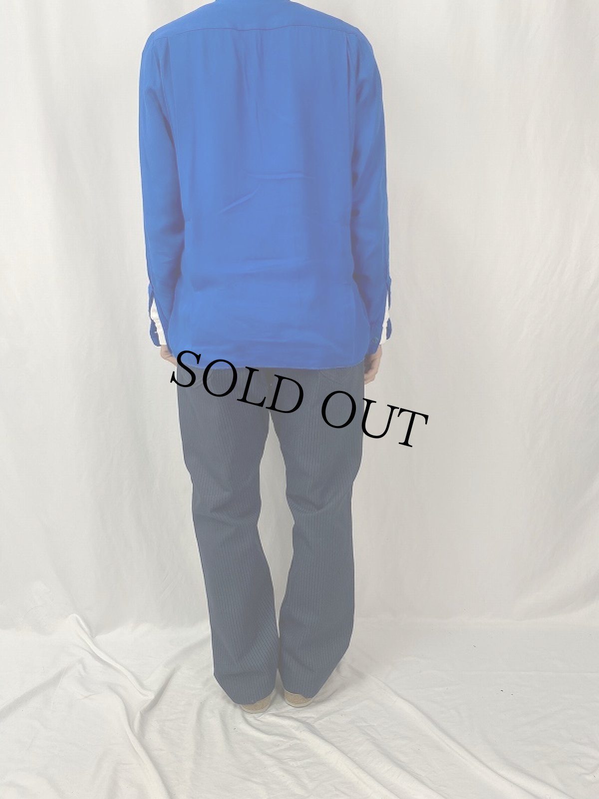 画像4: 80's Lee USA製 ストライプ柄 カツラギパンツ W36 (4)