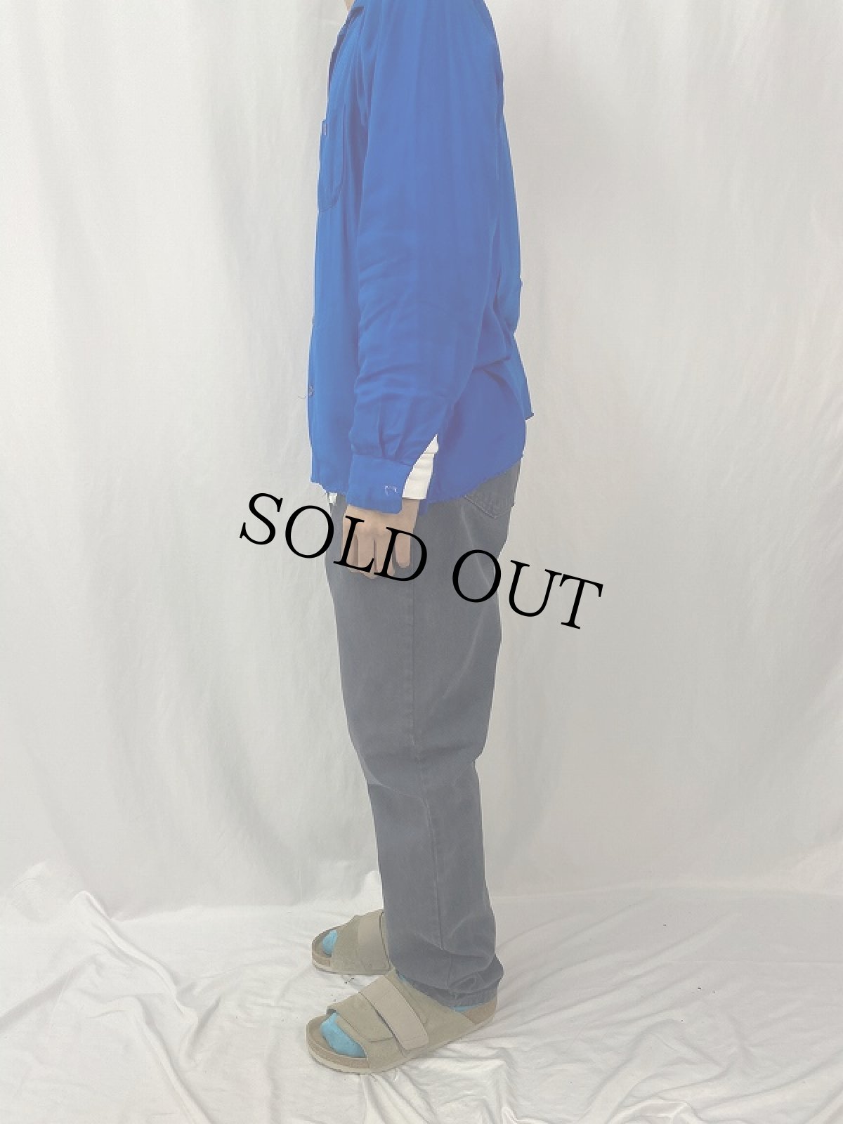 画像3: 90's Levi's 40555-2814 USA製 カラーデニムパンツ W35 GRAY (3)