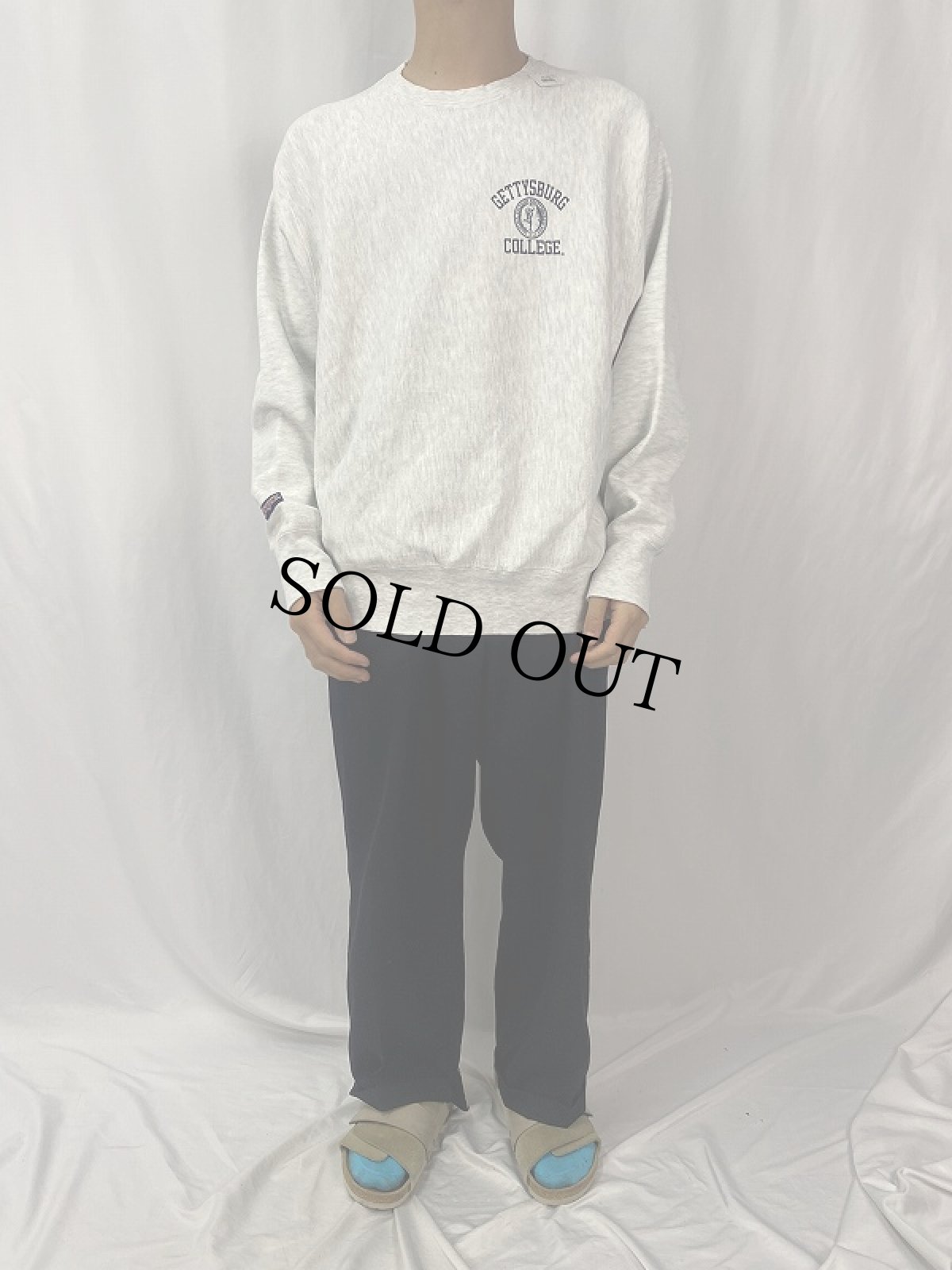 画像3: 90's JANSPORT REVERE WEAVE TYPE バックプリントスウェット (3)