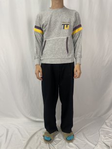 画像2: 70〜80's Champion USA製 バータグ "TENNESSEE TECH UNIVERSITY" ポケ付き スウェット M (2)