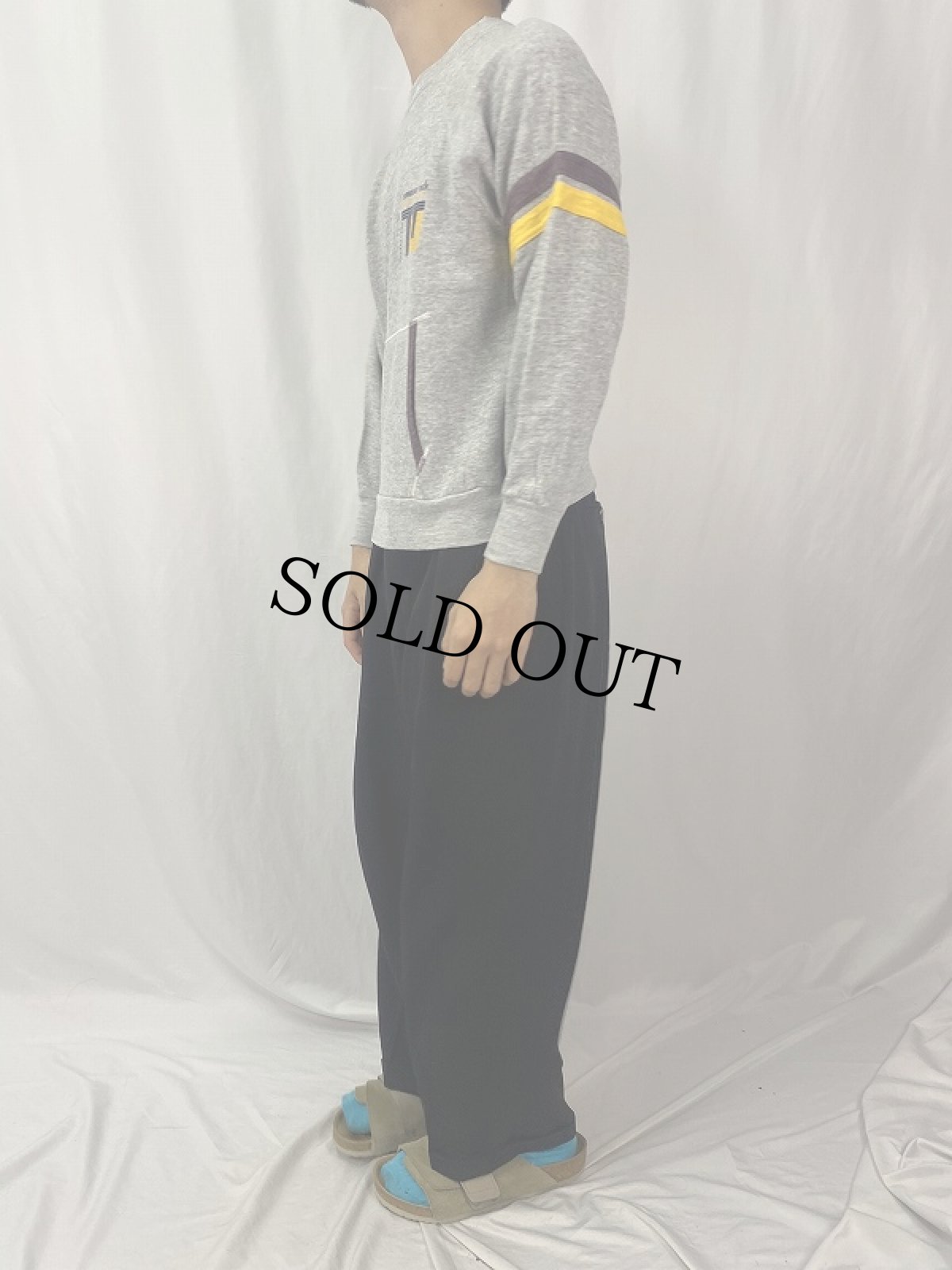 画像3: 70〜80's Champion USA製 バータグ "TENNESSEE TECH UNIVERSITY" ポケ付き スウェット M (3)