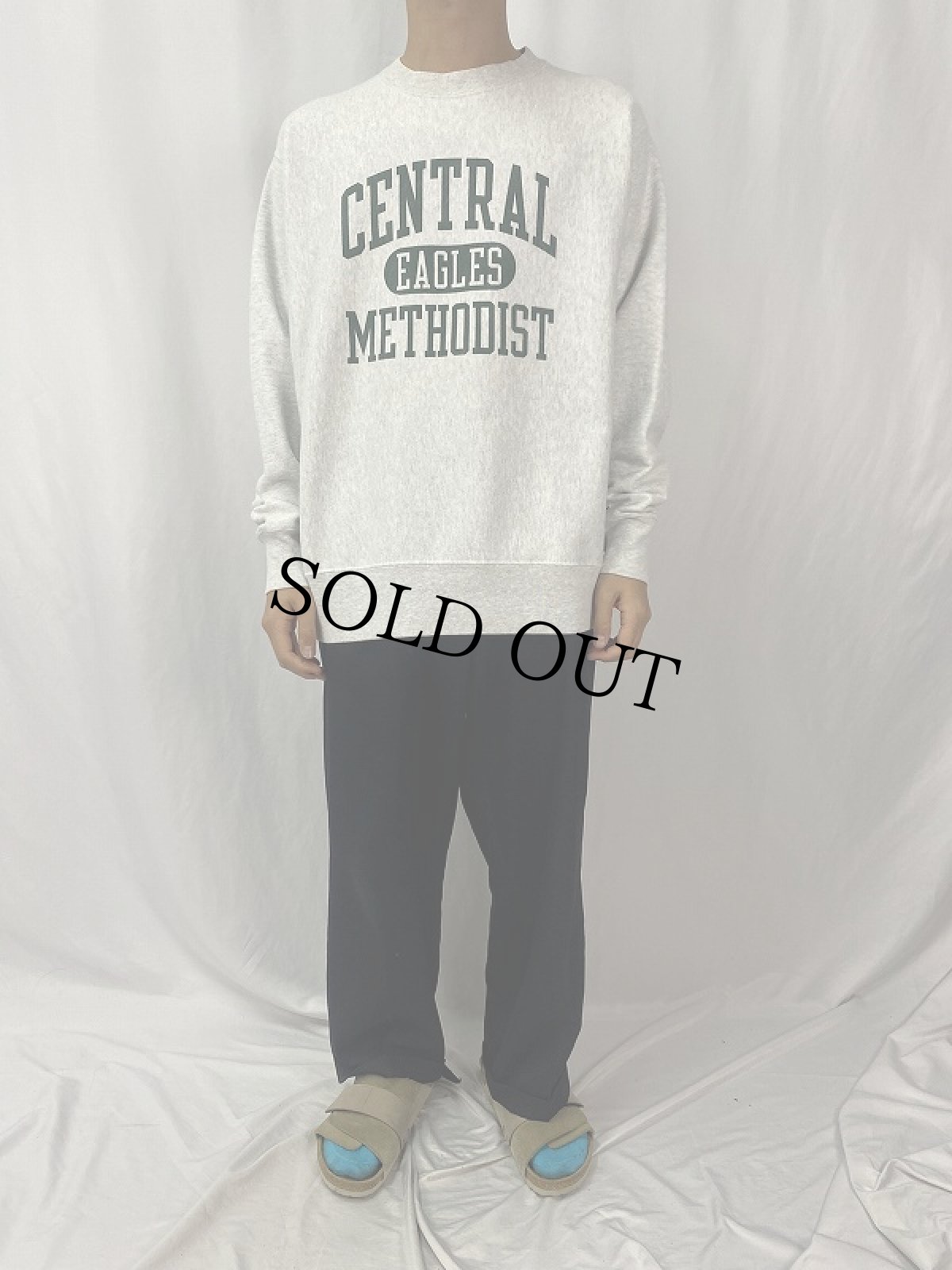 画像2: Champion REVERE WEAVE "CENTRAL METHODIST" プリントスウェット  (2)