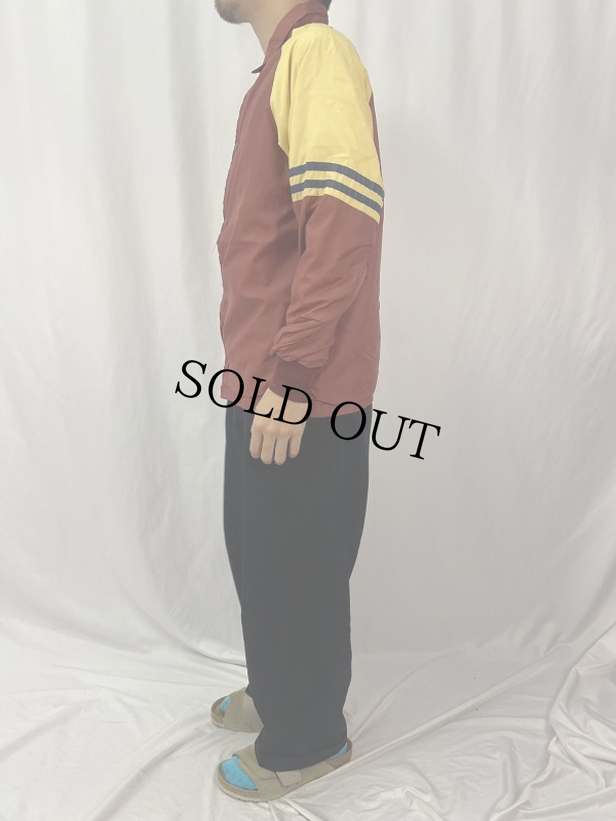 画像3: 70〜80's 切り替えデザイン コーチジャケット M (3)