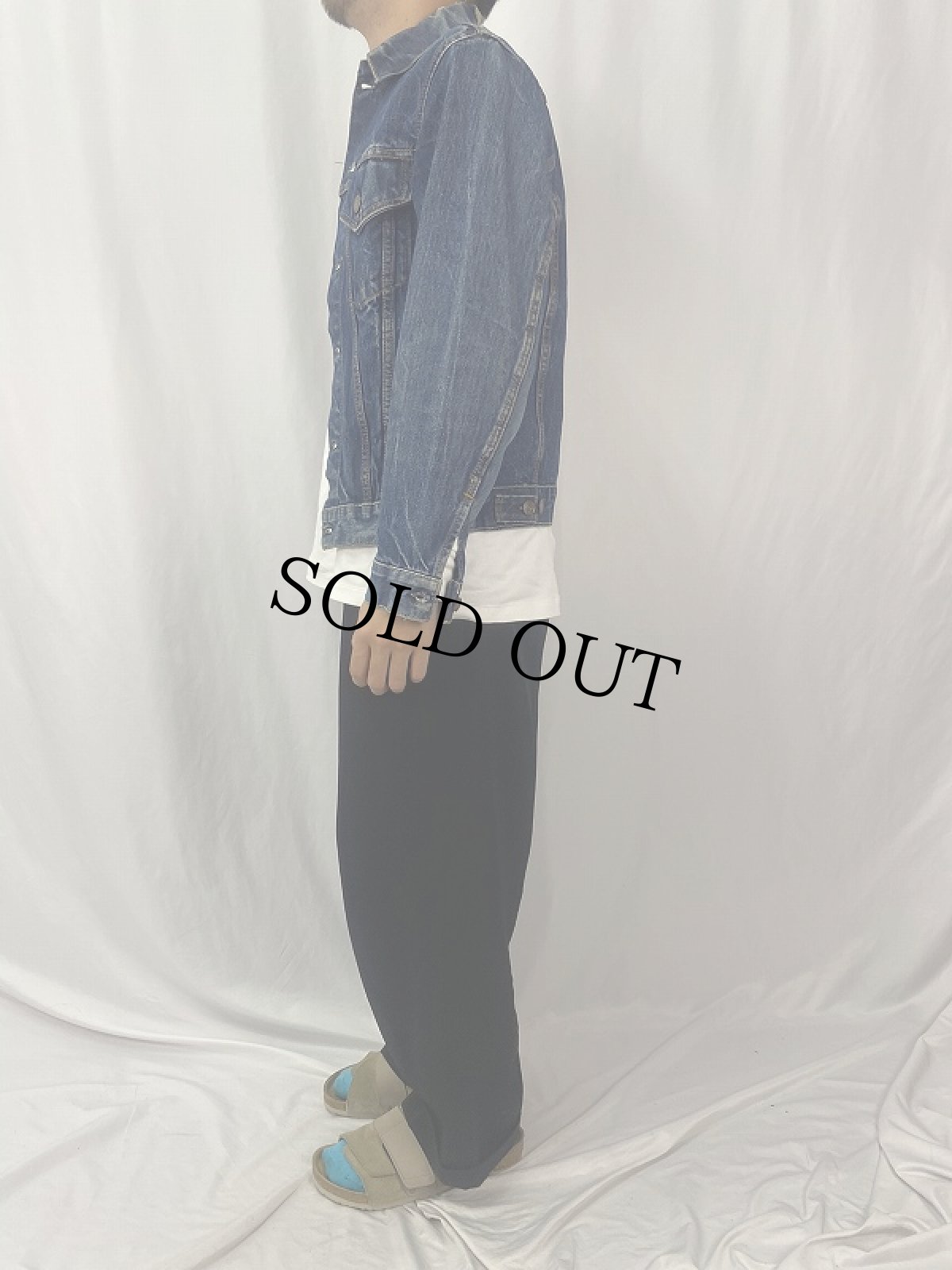 画像3: 60's LEVI'S 70505 BIGE デニムジャケット (3)