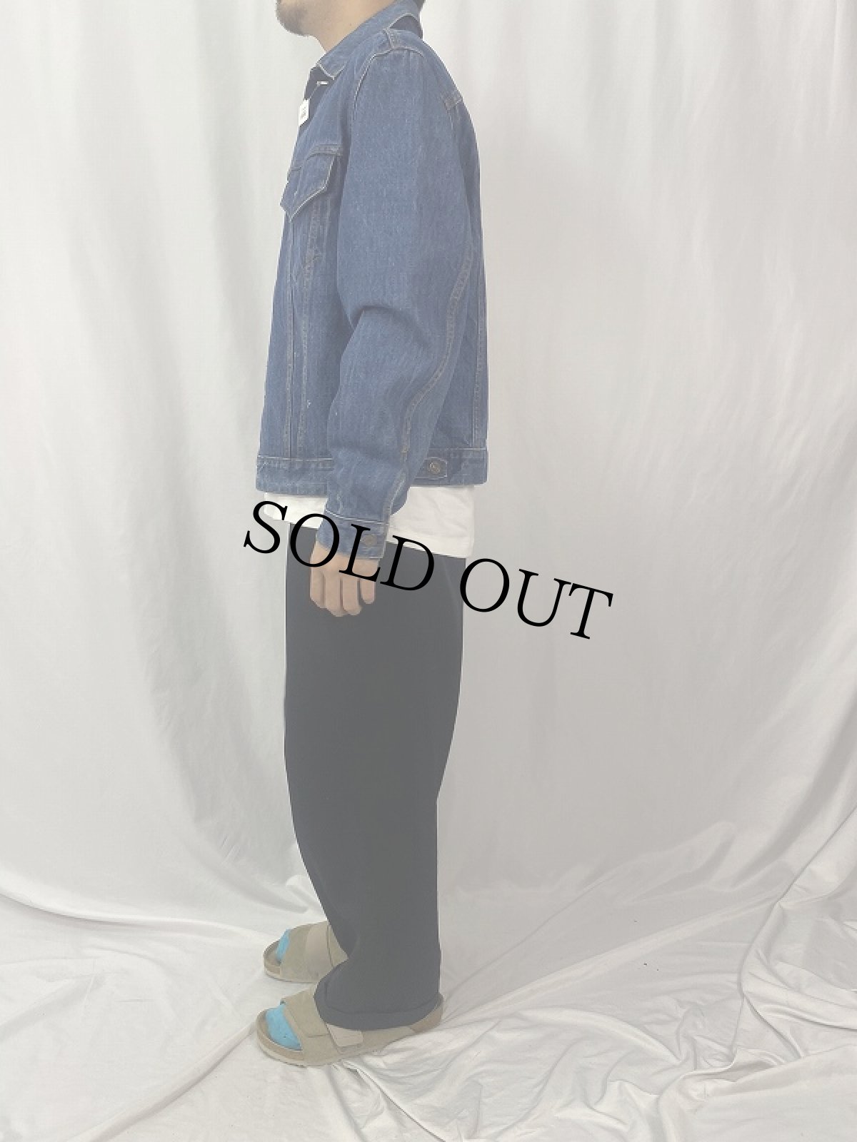 画像3: 60's LEVI'S 70505 BIGE デニムジャケット  (3)