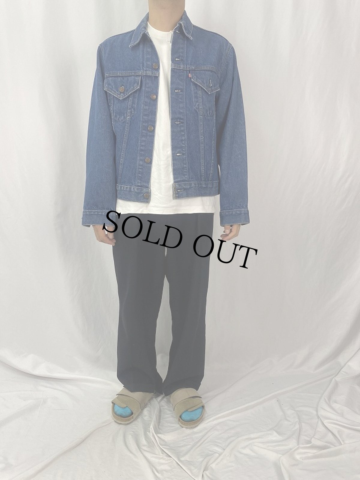 画像2: 70's Levi's 70505-0217 USA製 デニムジャケット SIZE42 (2)