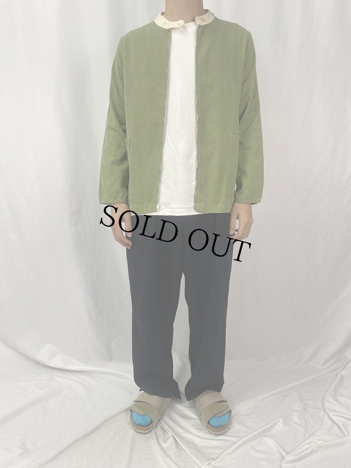 画像2: 60〜70's Catalina バンドカラージップジャケット L (2)