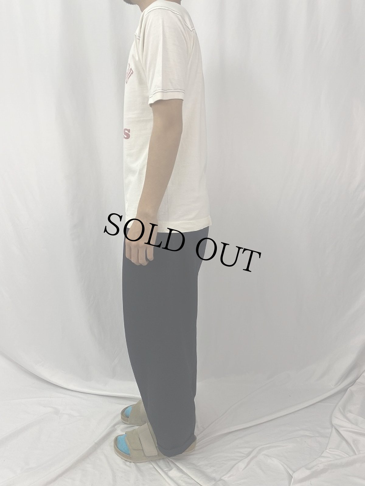 画像3: 70's H.WOLF & SONS "EASTERN colonels" イラストプリントTシャツ L (3)