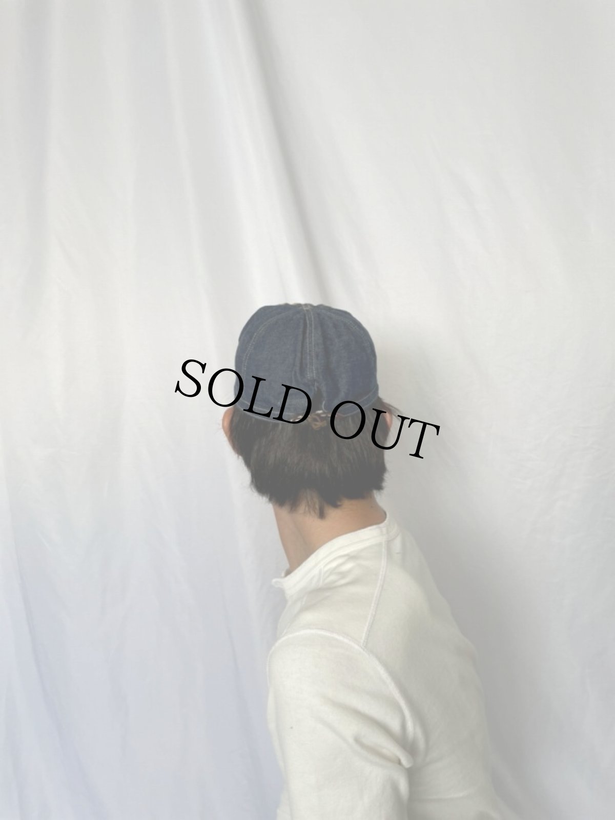 画像4: KAPITAL 格子柄 パッチワークデニムキャップ (4)