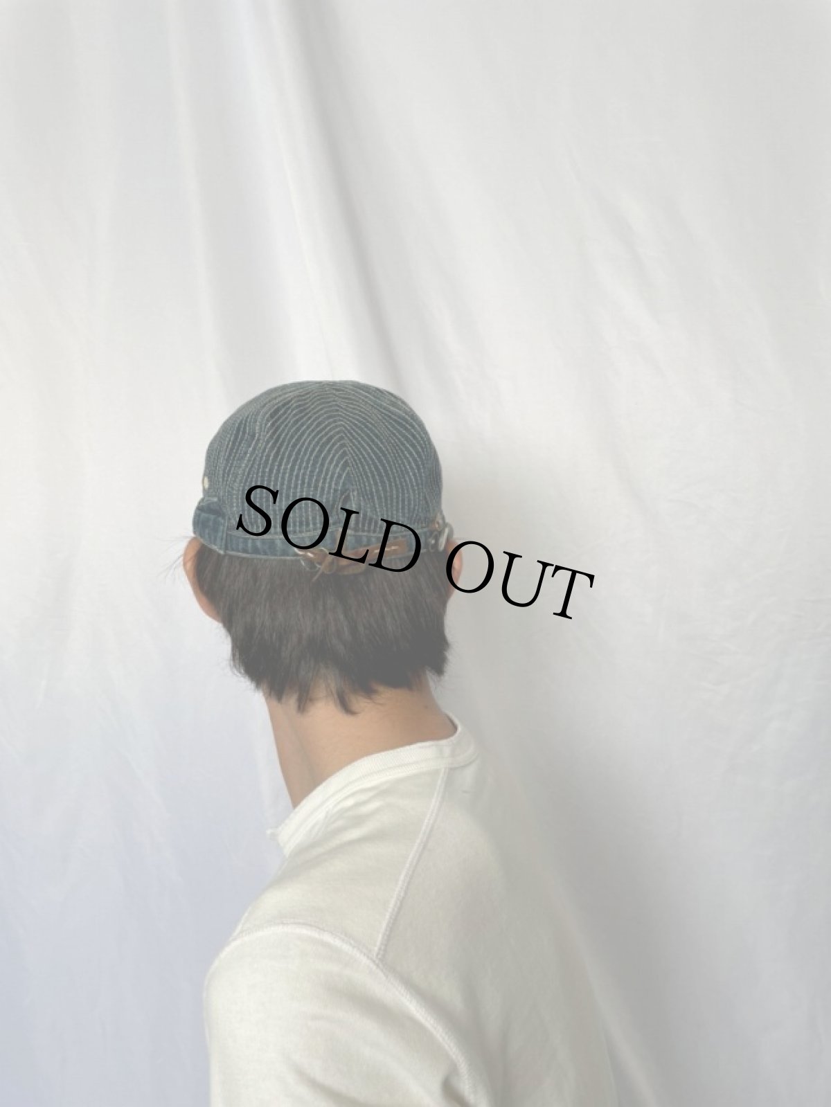 画像4: KAPITAL ステッチデザイン デニムキャップ (4)