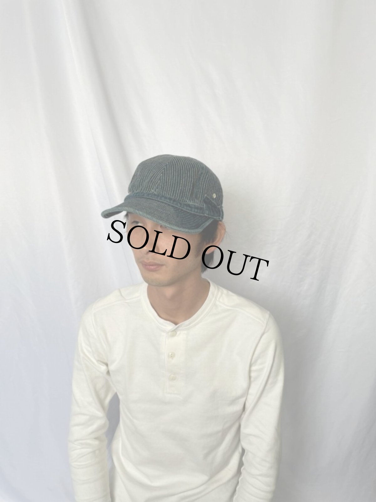 画像2: KAPITAL ステッチデザイン デニムキャップ (2)