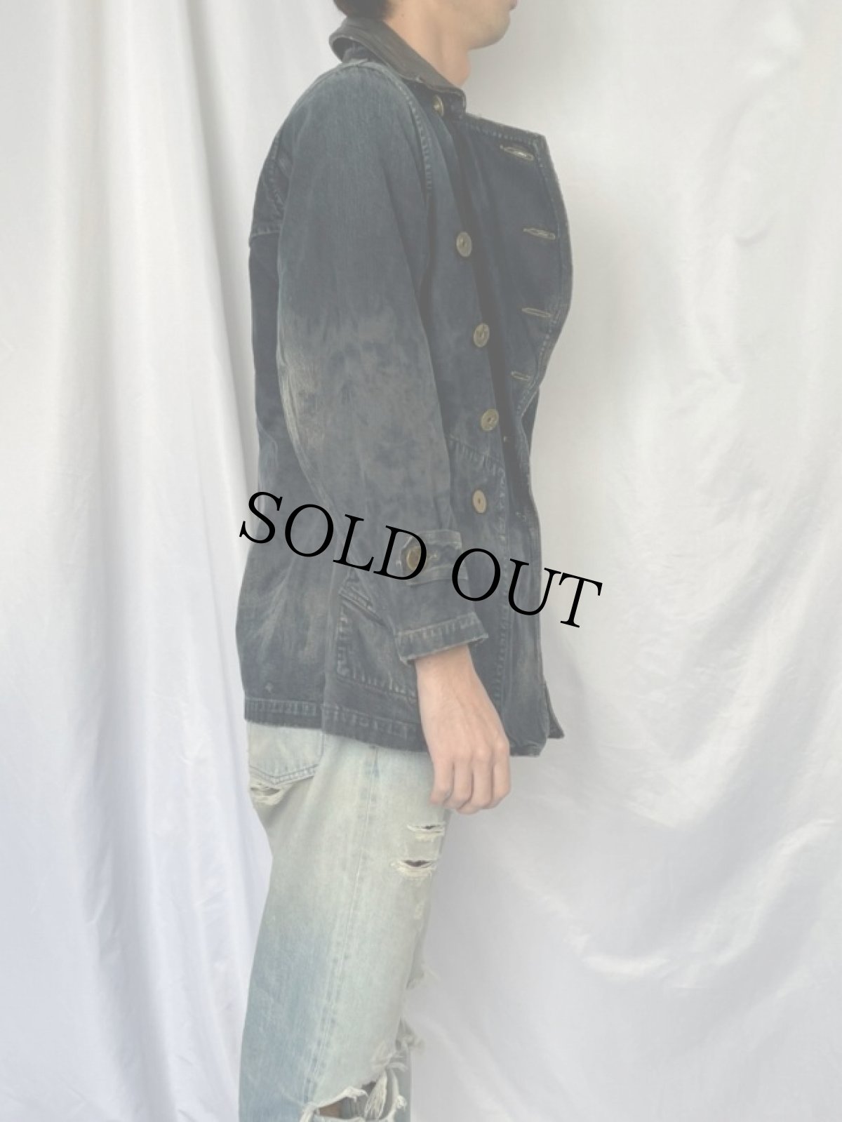 画像3: KAPITAL デニムモーターサイクルコート (3)