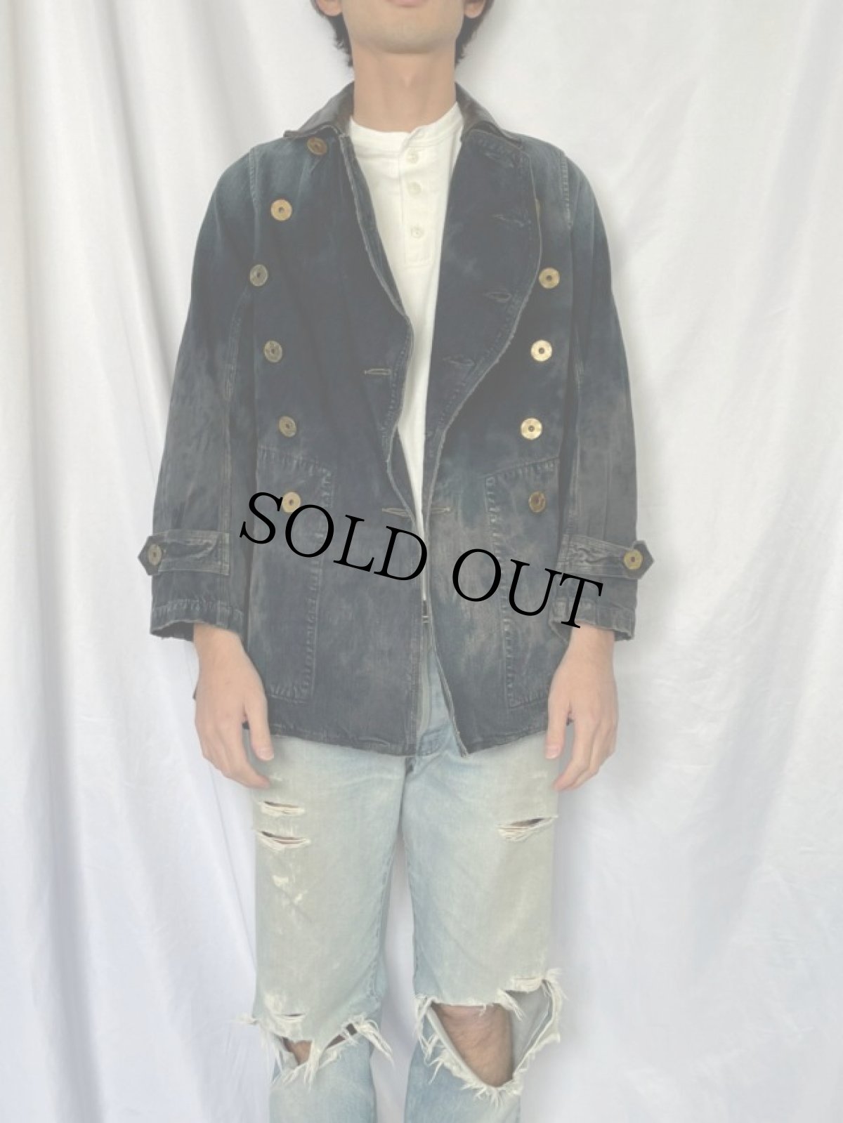 画像2: KAPITAL デニムモーターサイクルコート (2)