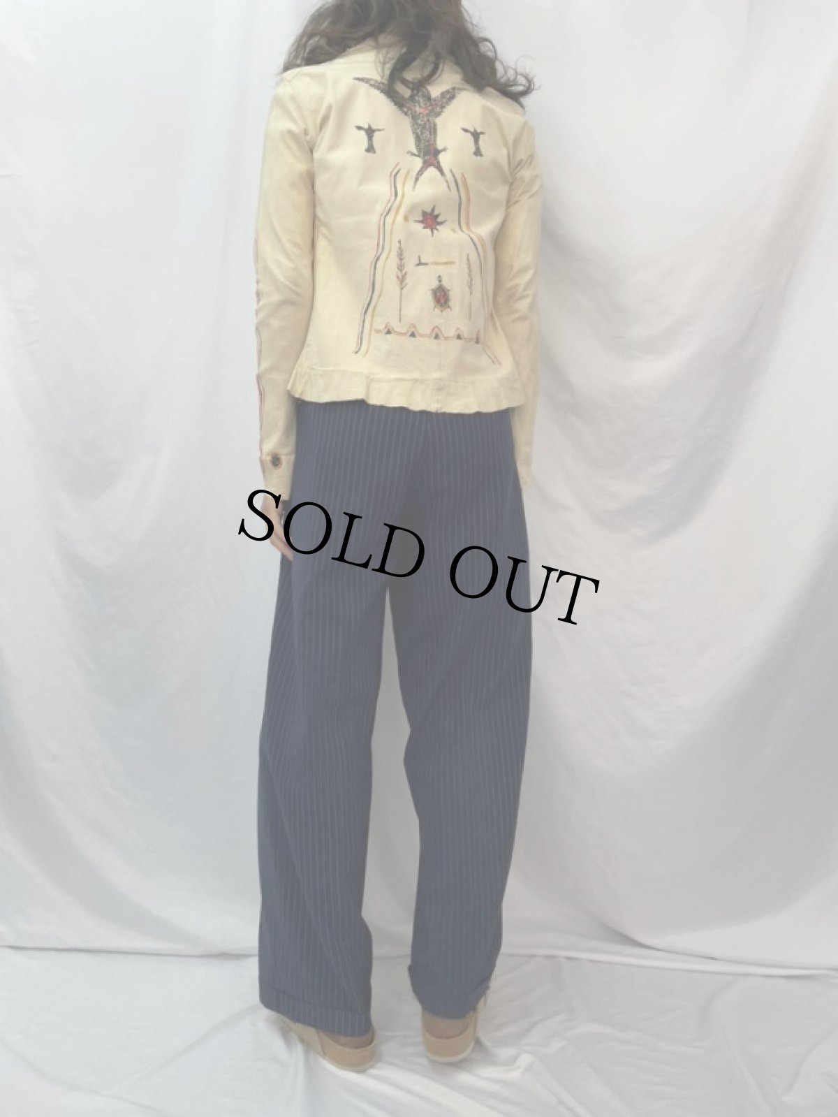 画像5: KAPITAL ネイティブイラスト ヌバックシャツ S (5)