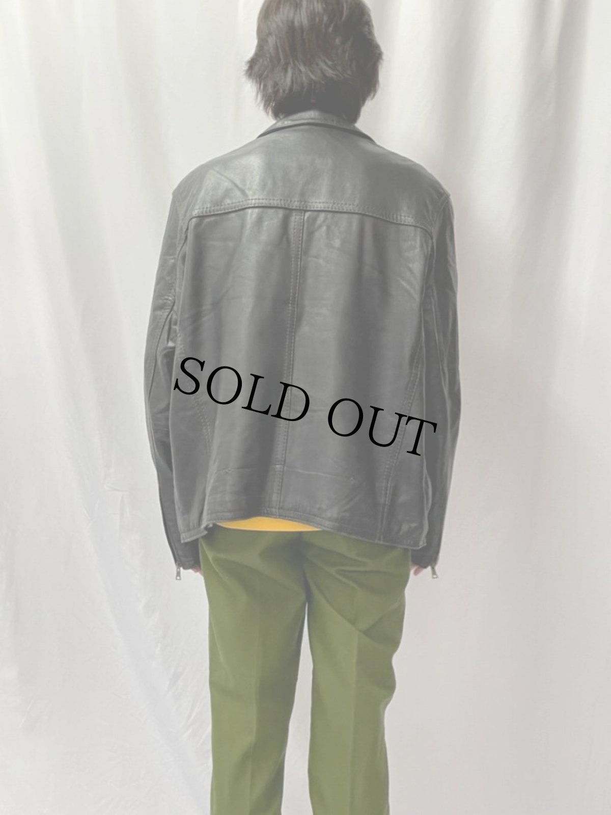 画像4: VAN HEUSEN レザージャケット L (4)