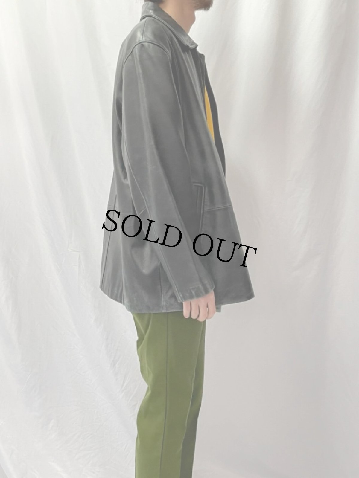 画像3: DANIER スムースレザージャケット L (3)