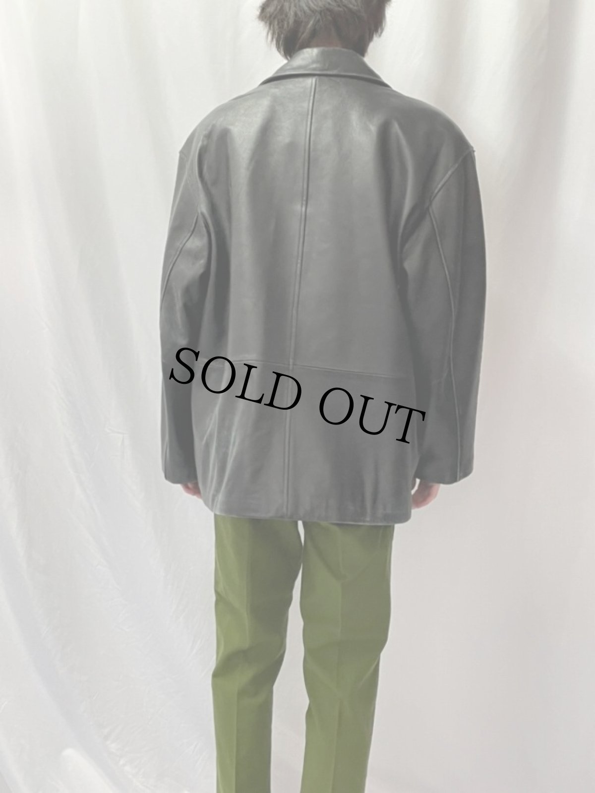 画像4: DANIER スムースレザージャケット L (4)