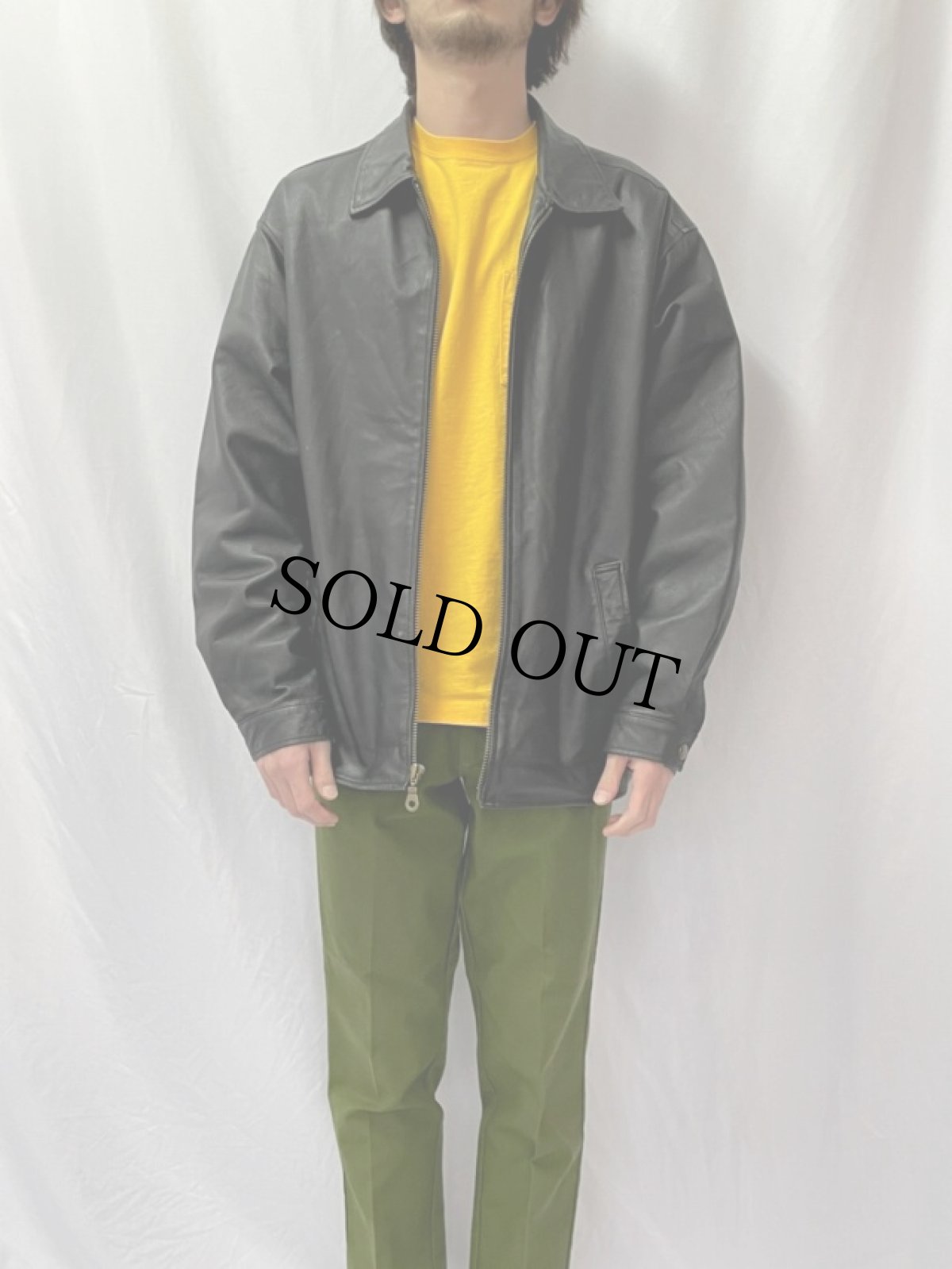 画像2: レザージャケット M (2)