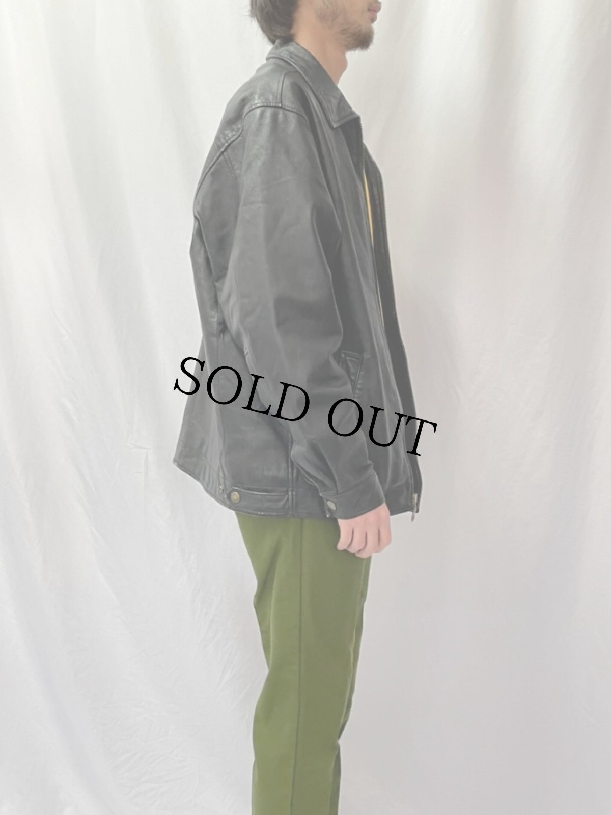 画像3: レザージャケット M (3)