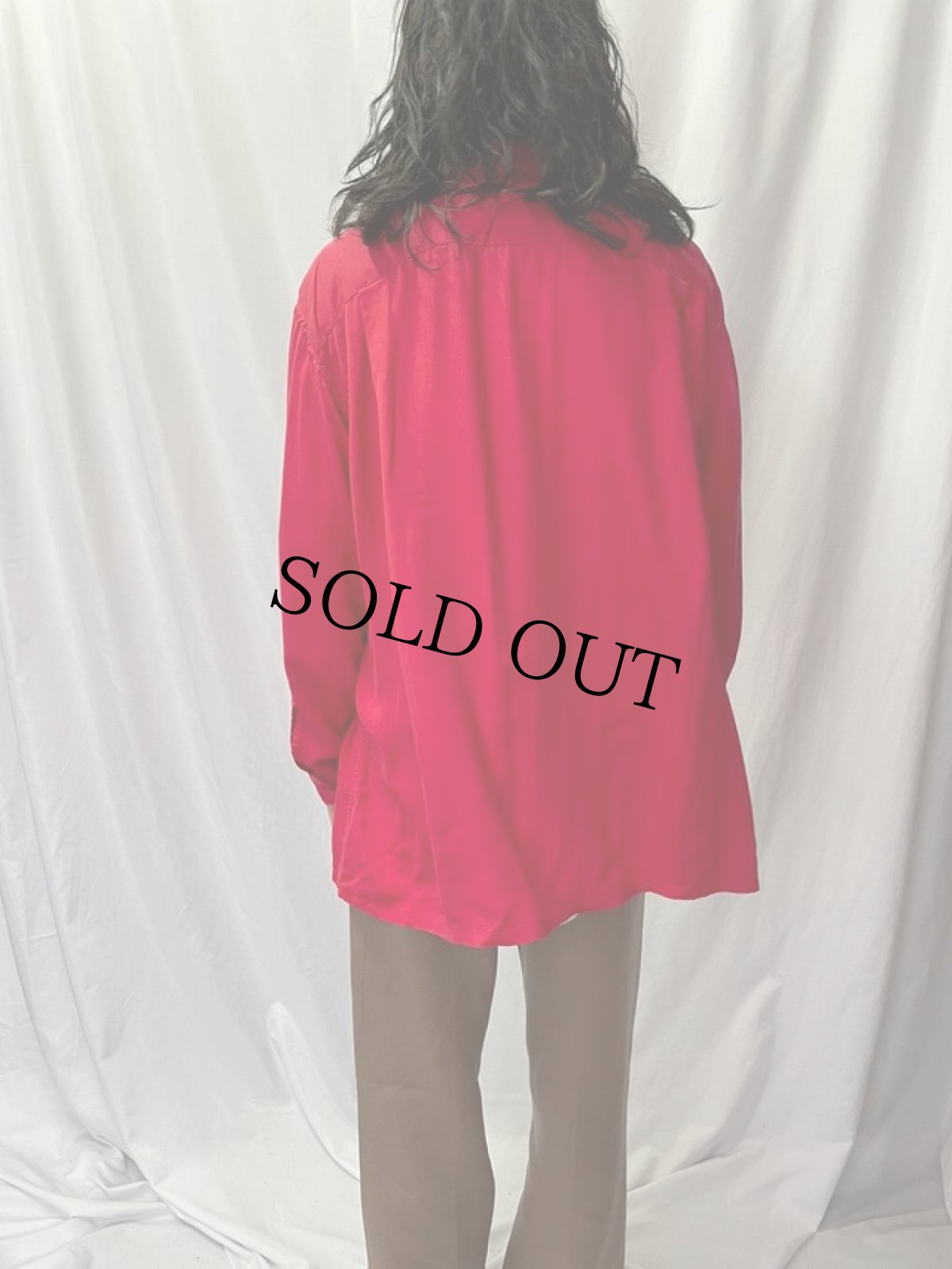 画像4: 50's Pilgrim オープンカラーレーヨンシャツ XXL (4)