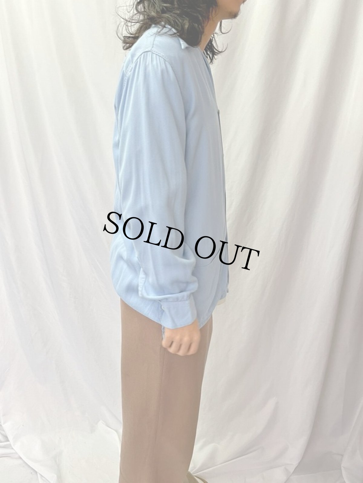 画像3: 50's Van Heusen オープンカラーレーヨンシャツ M (3)